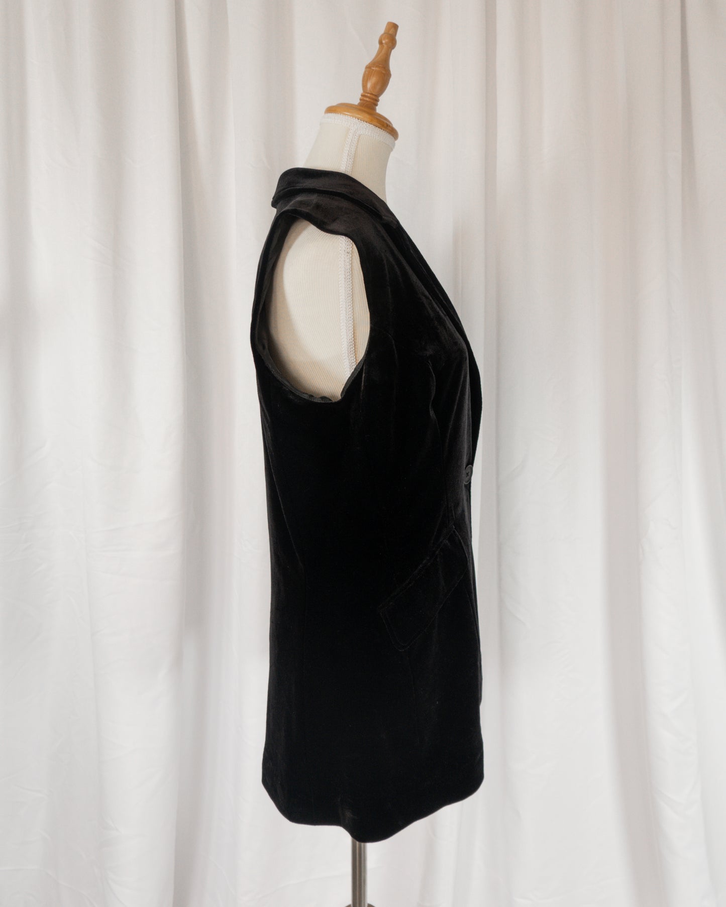 Vest Velvet Boyfriend - Coldwater Creek - La Reversa