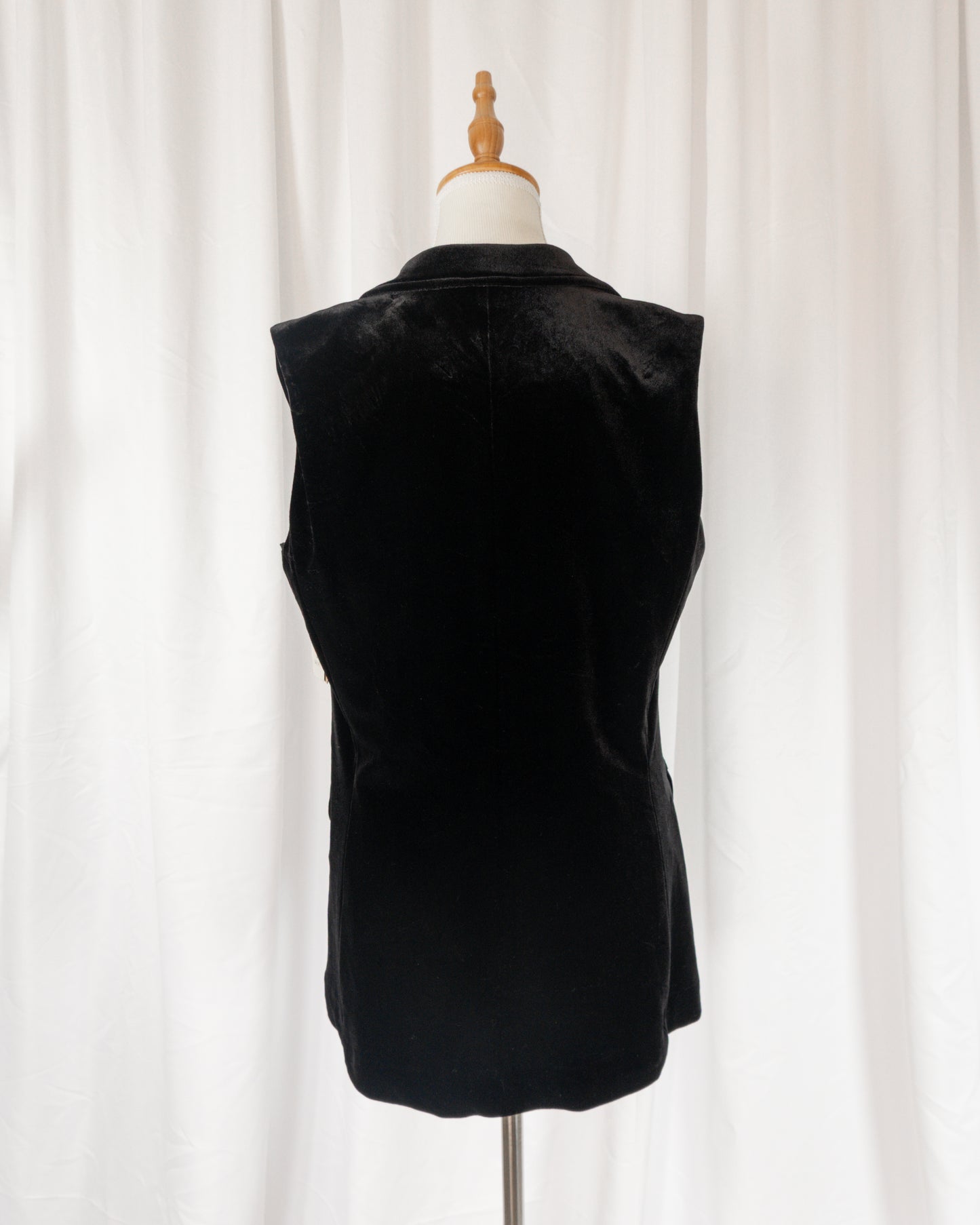 Vest Velvet Boyfriend - Coldwater Creek - La Reversa