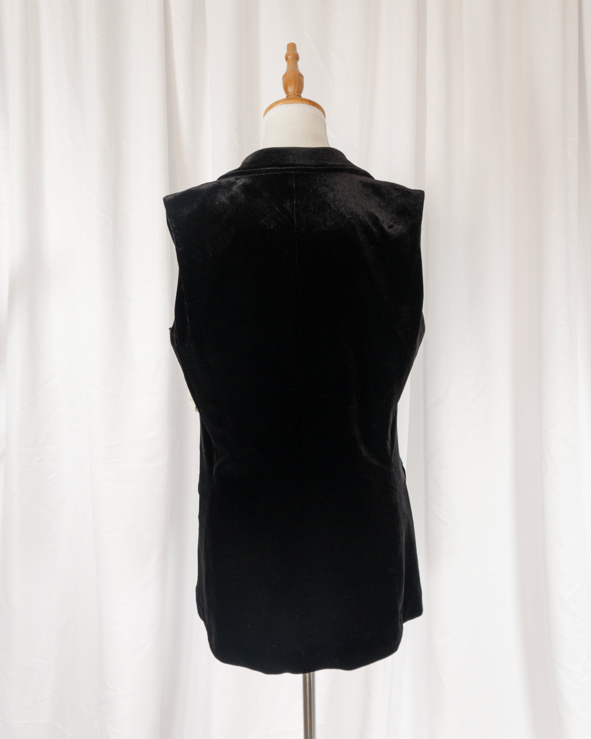 Vest Velvet Boyfriend - Coldwater Creek - La Reversa