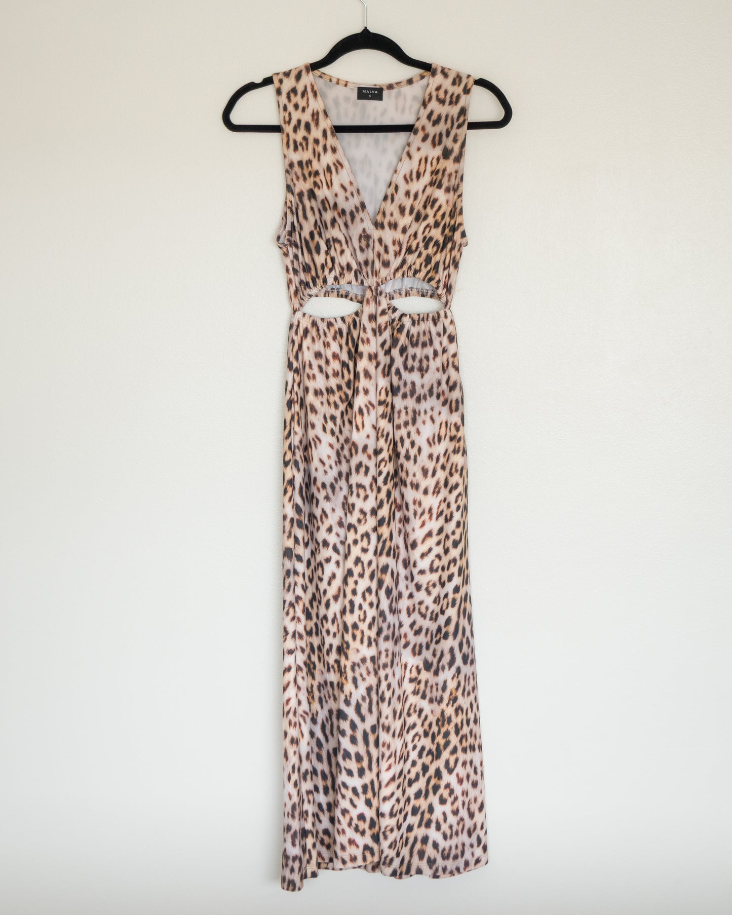 Vestido Animal Print Cut-Out - Malva - La Reversa
