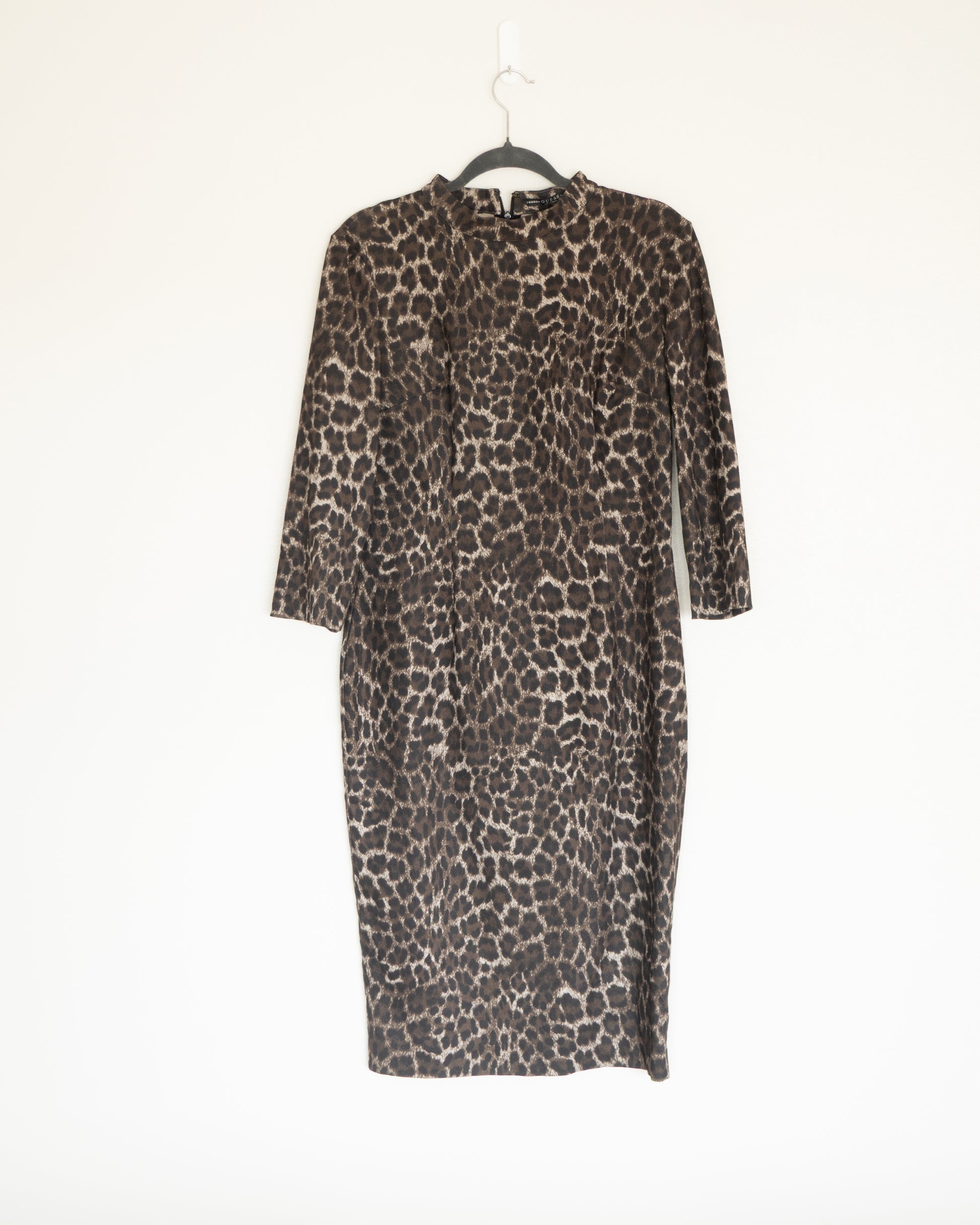 Vestido Animal Print Estructurado - Guess - La Reversa