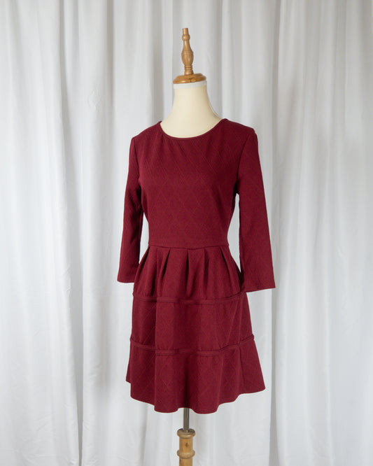 Vestido Corto Deep Vine - City Studio - La Reversa