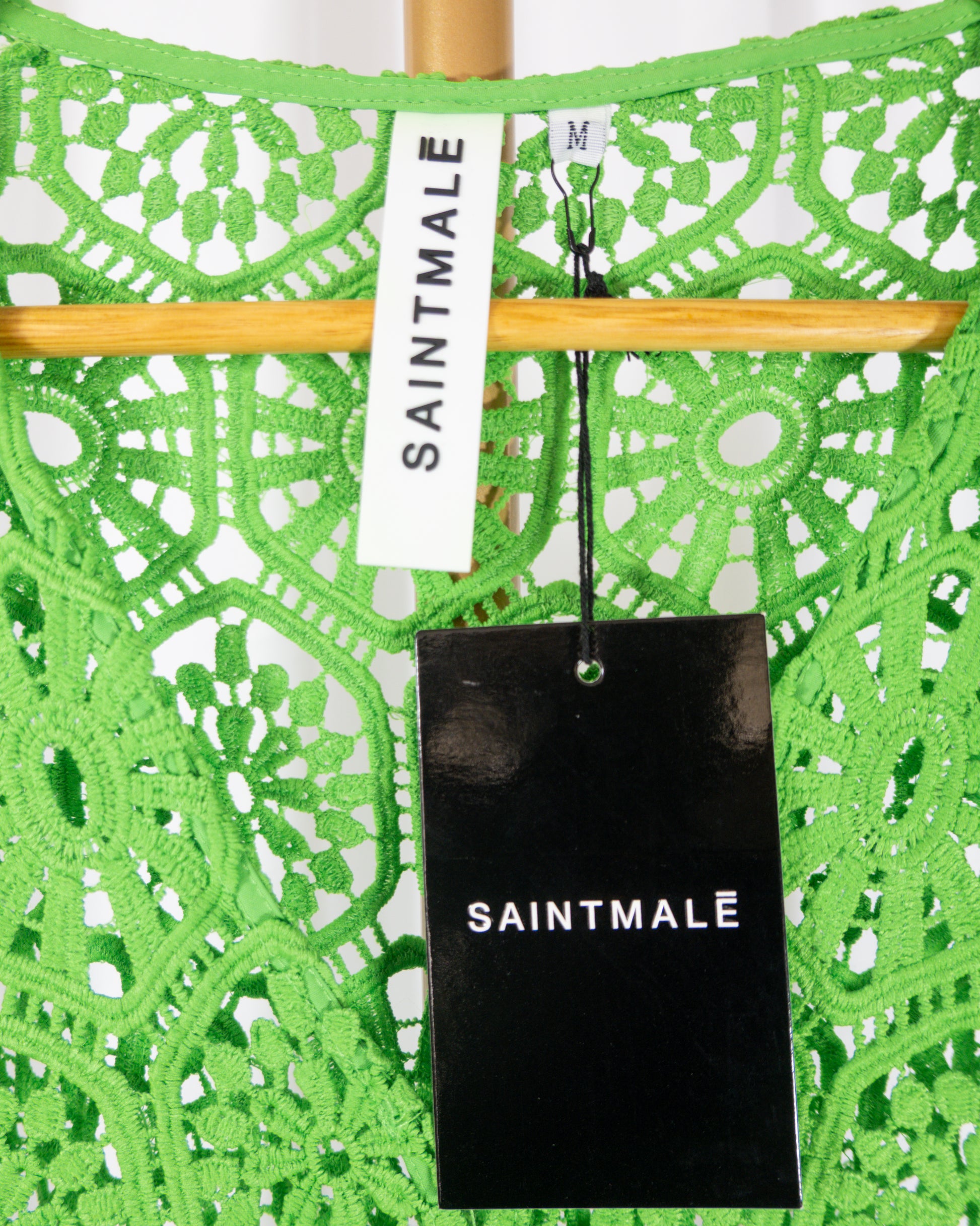 Vestido Crochet Verde - SaintMalē - La Reversa