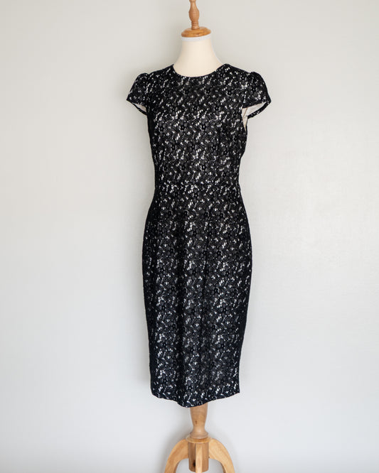Vestido Encaje Negro - Betsey Johnson - La Reversa