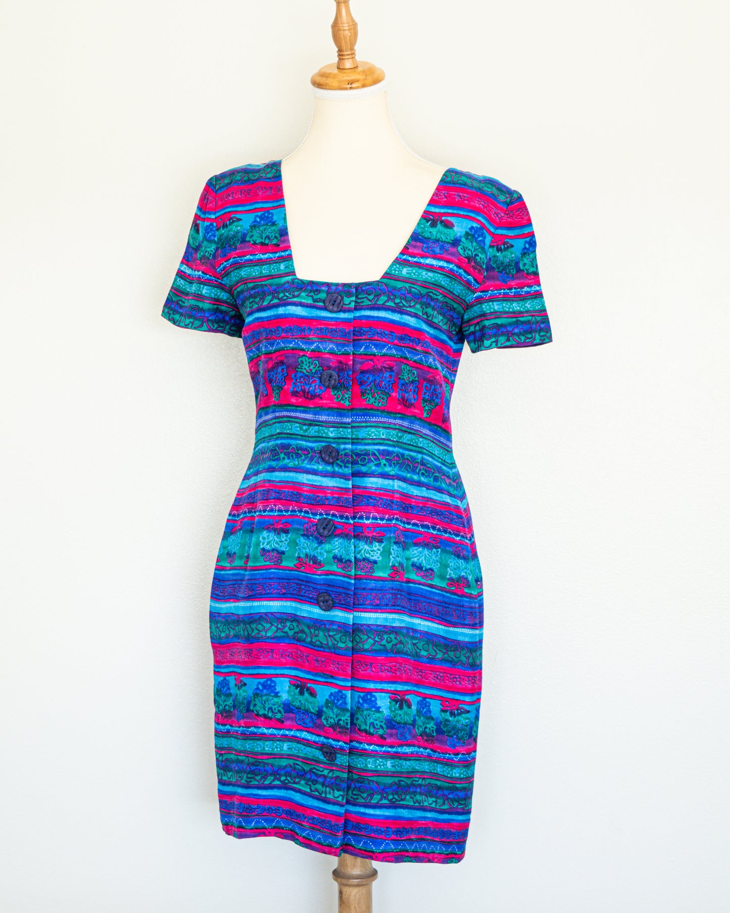 Vestido Estampado Multicolor - Liz Claiborne - La Reversa
