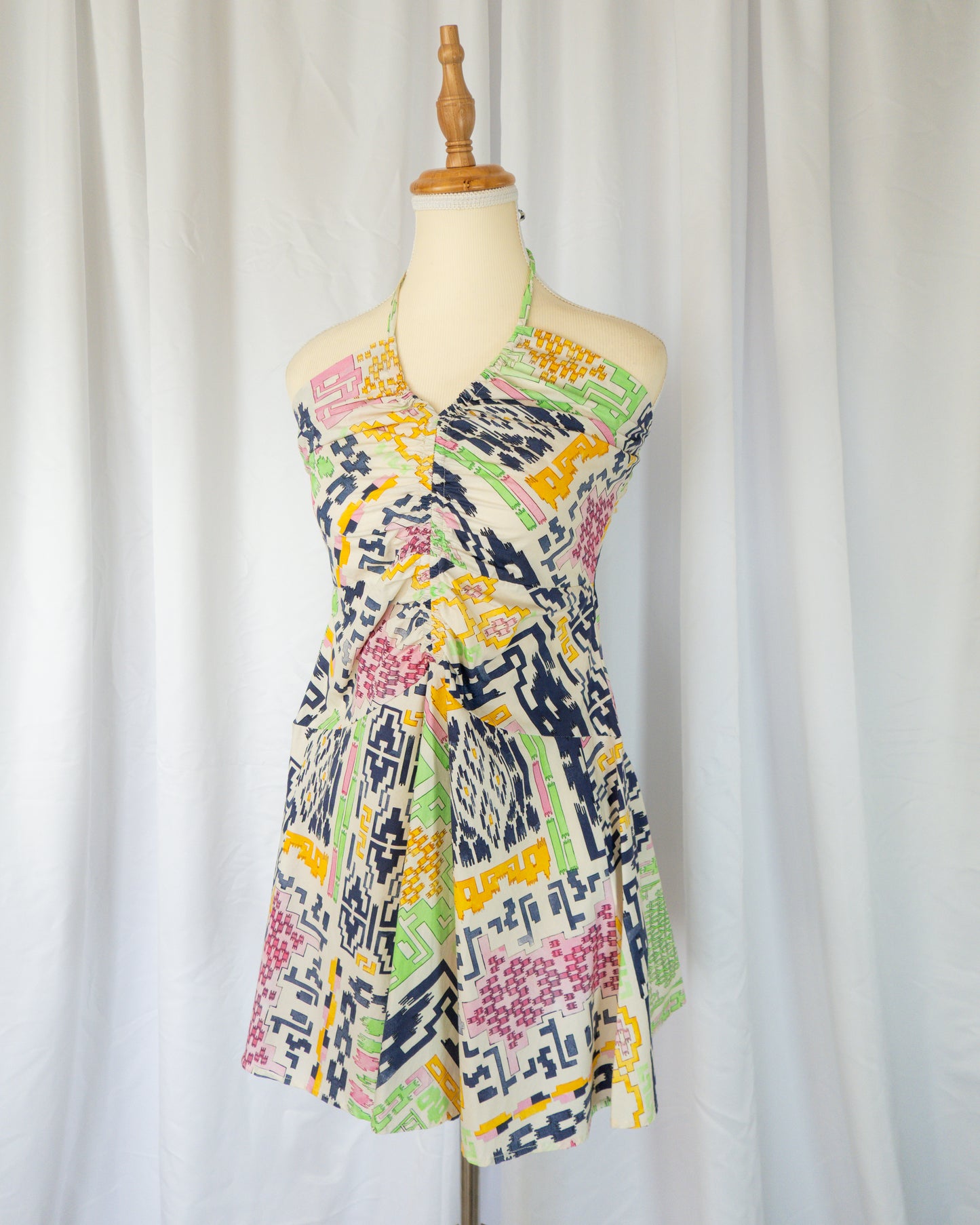 Vestido Halter Estampado - Maria Cher - La Reversa
