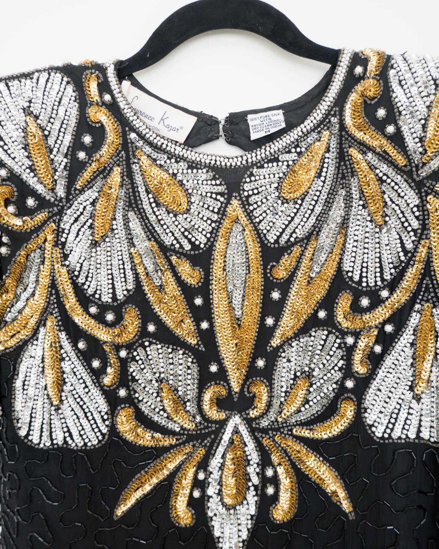 Vestido Lentejuelas - Laurence Kazar - La Reversa