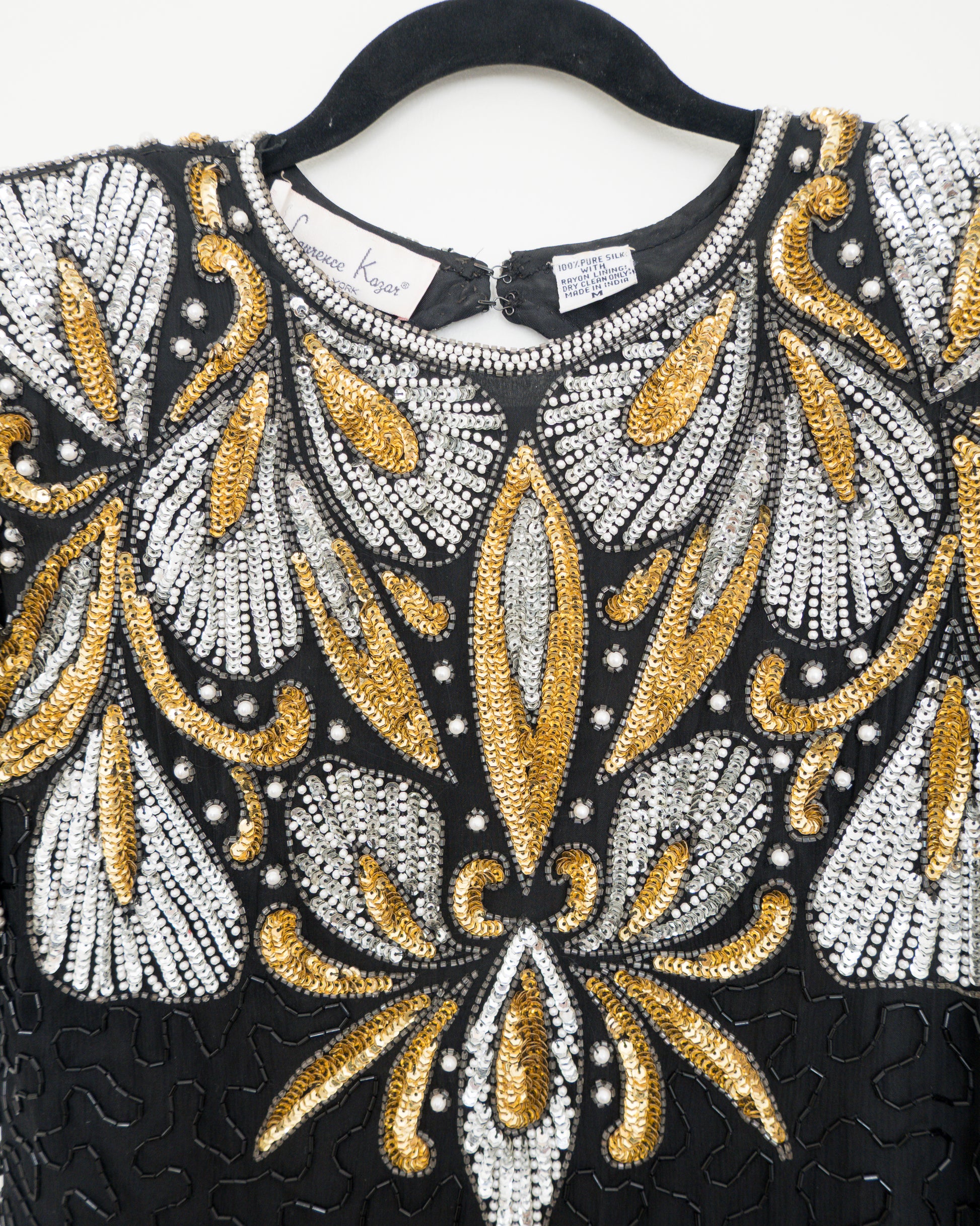 Vestido Lentejuelas - Laurence Kazar - La Reversa