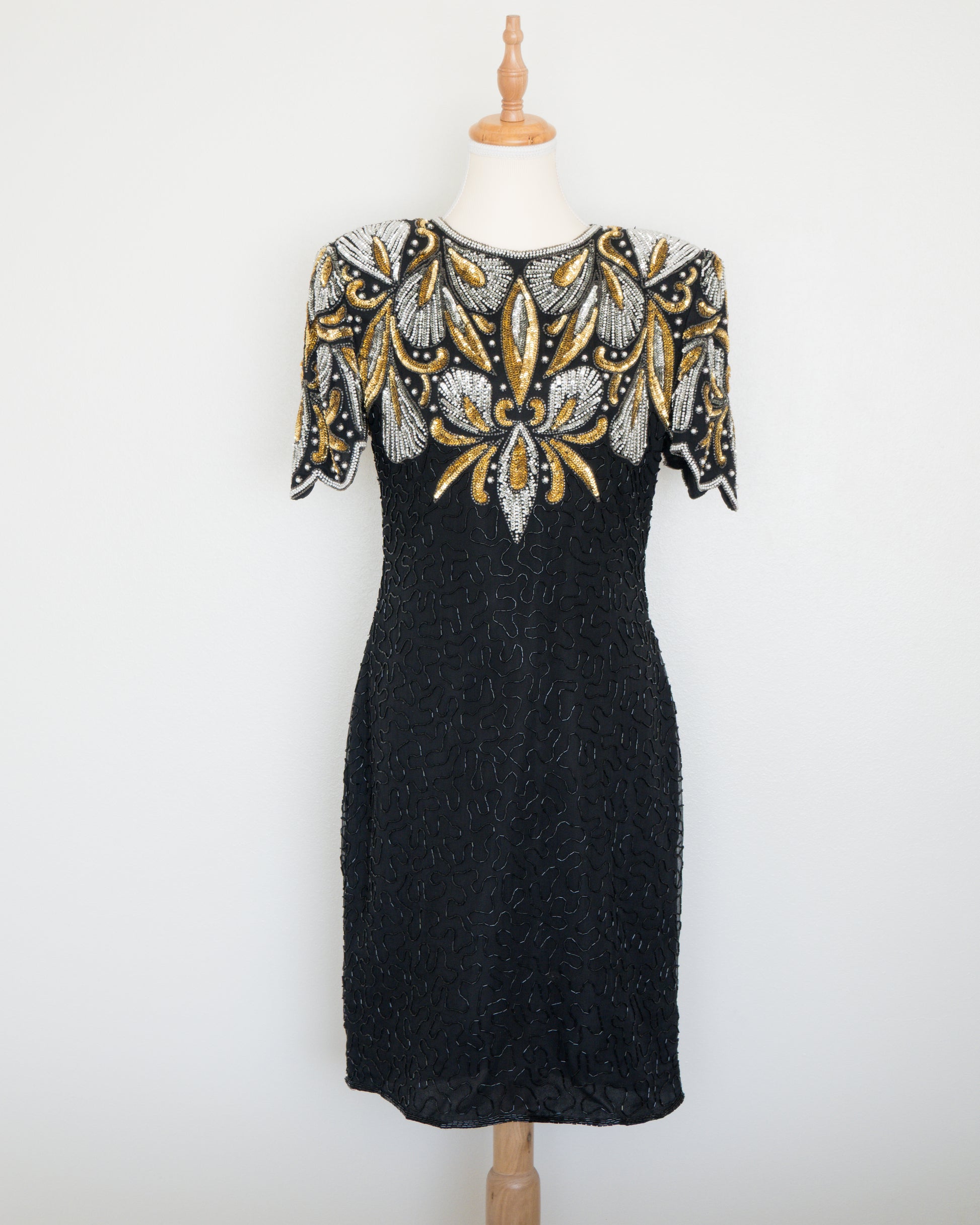 Vestido Lentejuelas - Laurence Kazar - La Reversa