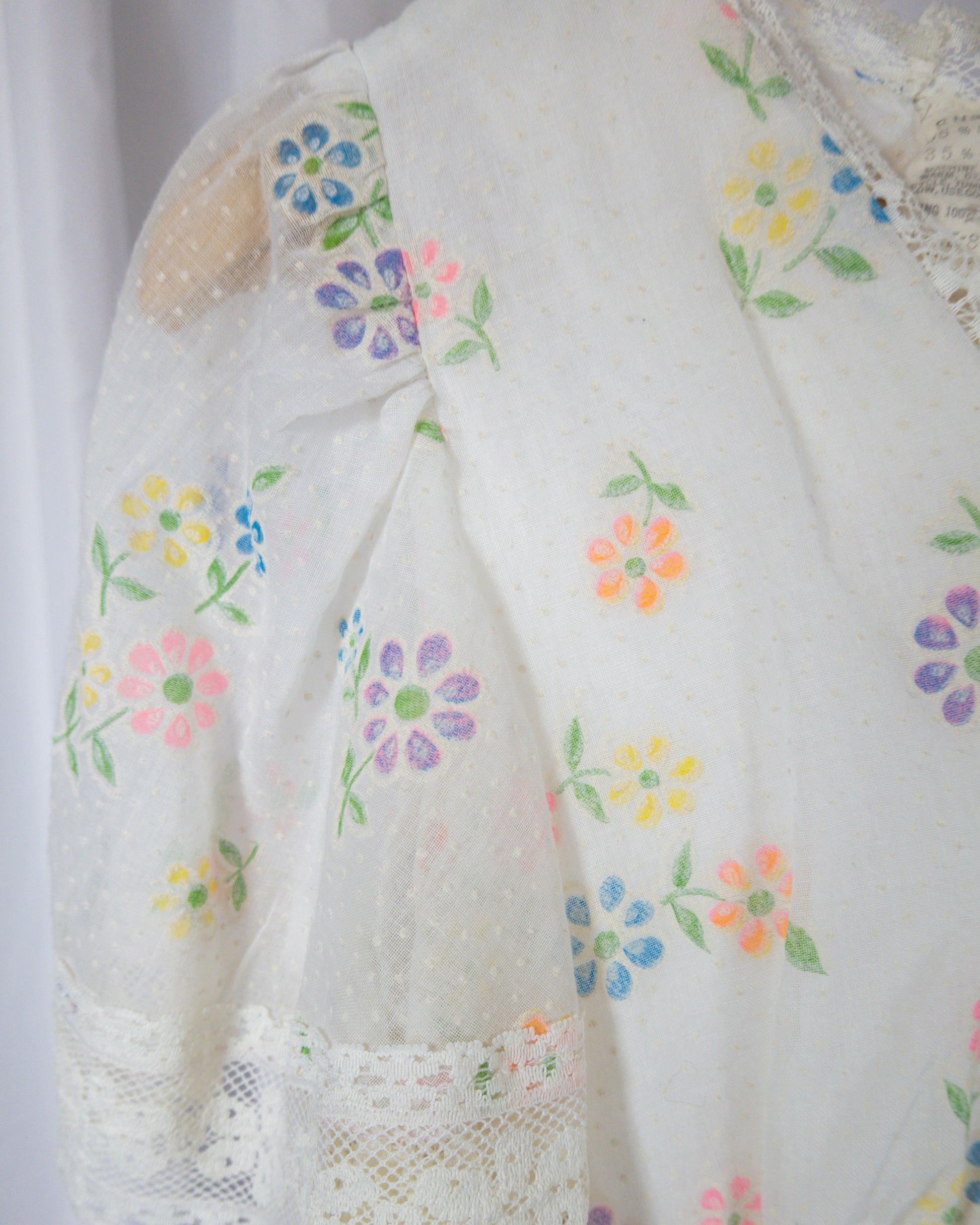Vestido Maxi Floral Sheer Pastel - La Reversa