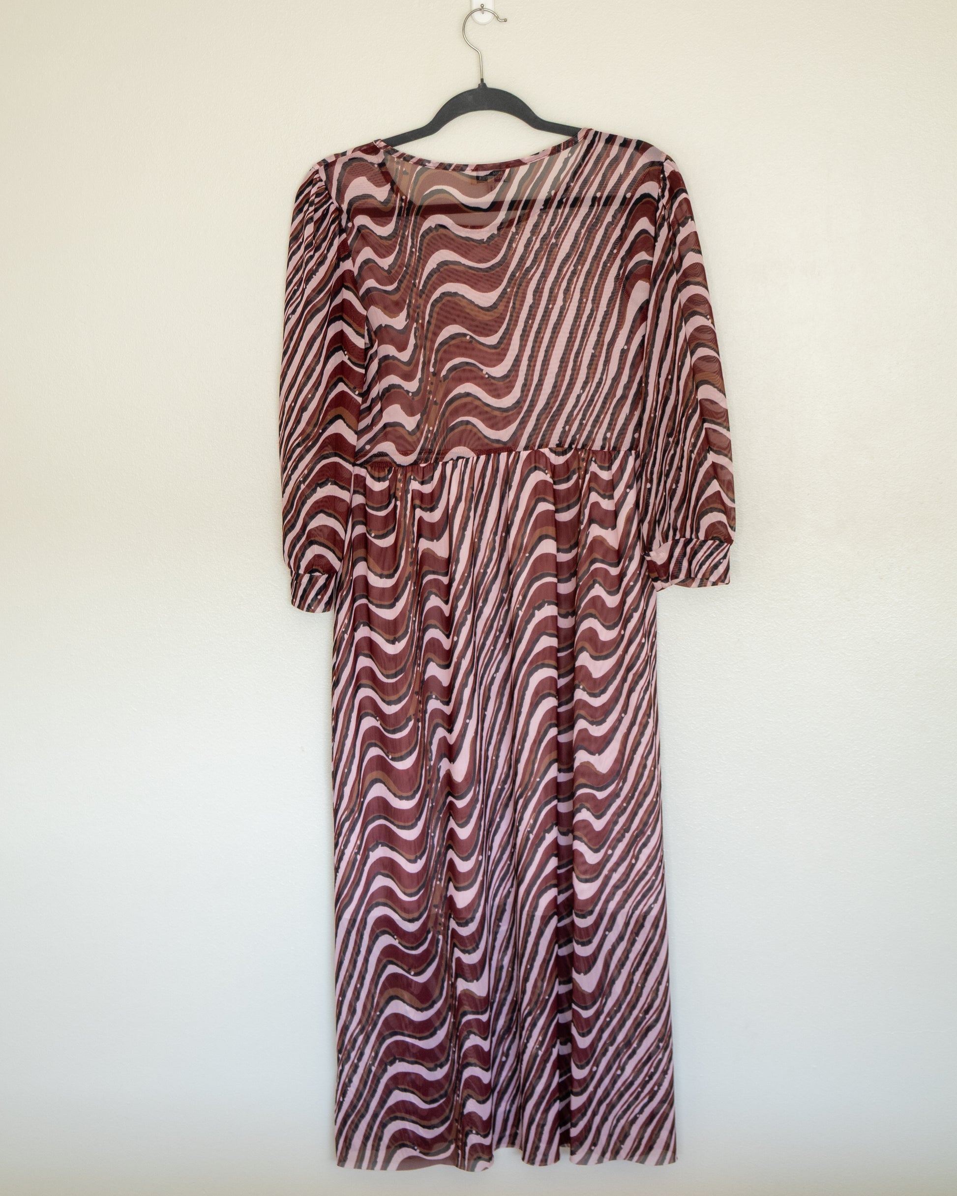 Vestido Midi Malla Print Gráfico - Baum und Pferdgarten - La Reversa