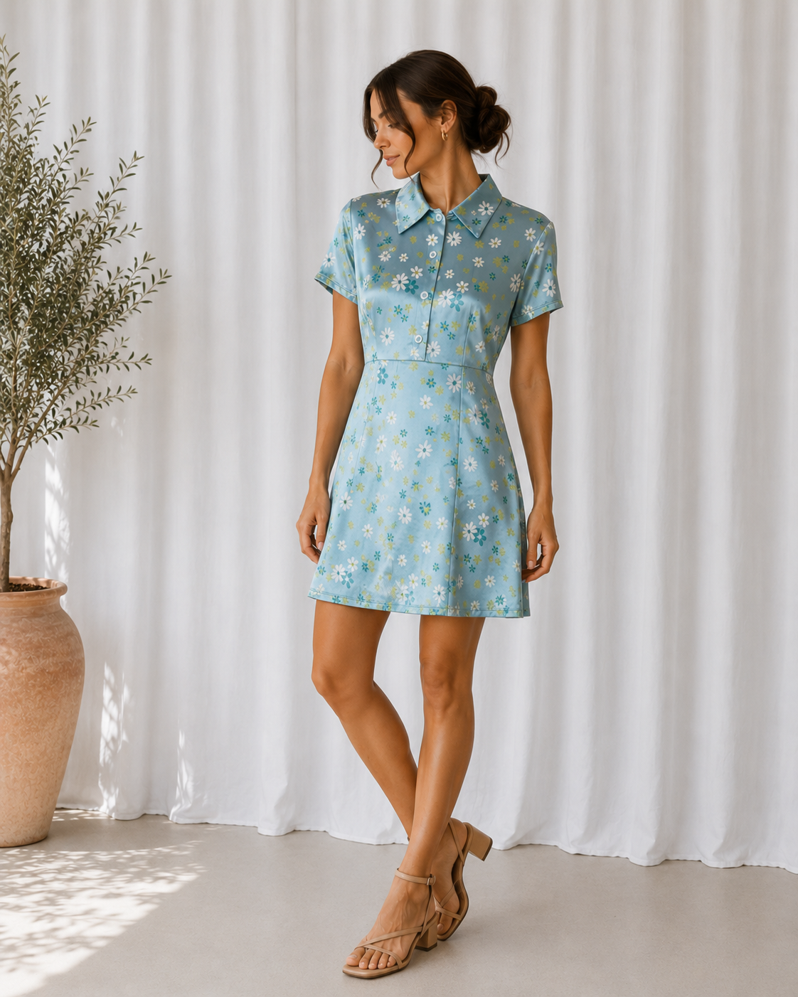 Vestido Mini - French Curve - La Reversa