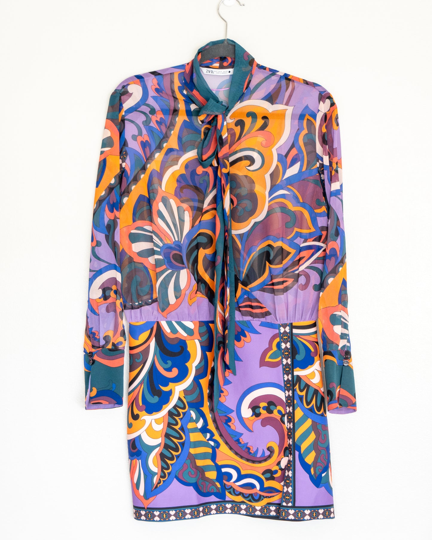 Vestido Mini Print Psicodélico  - Pucci for Zara - La Reversa