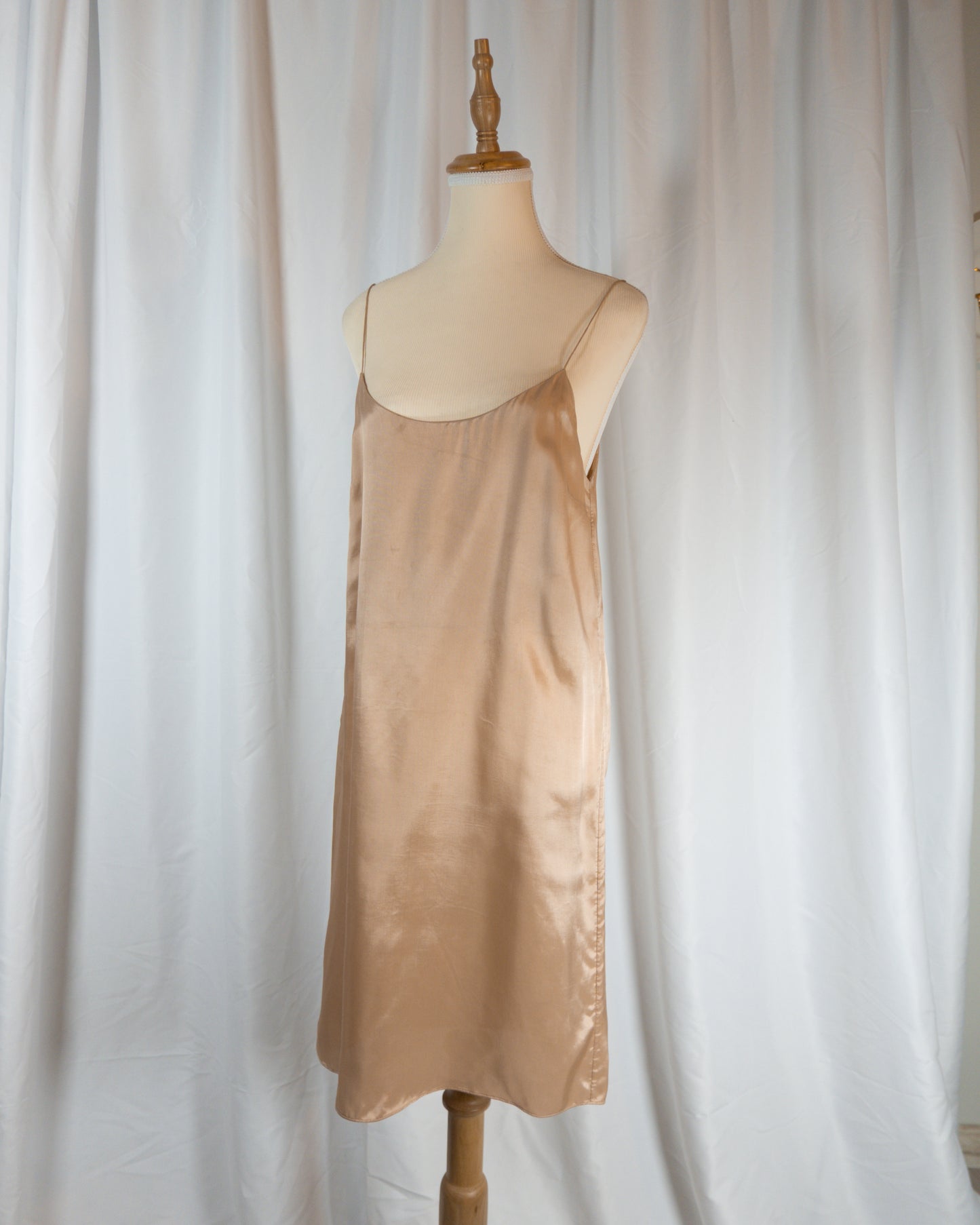 Vestido Slip Satinado - Maison Margiela - La Reversa