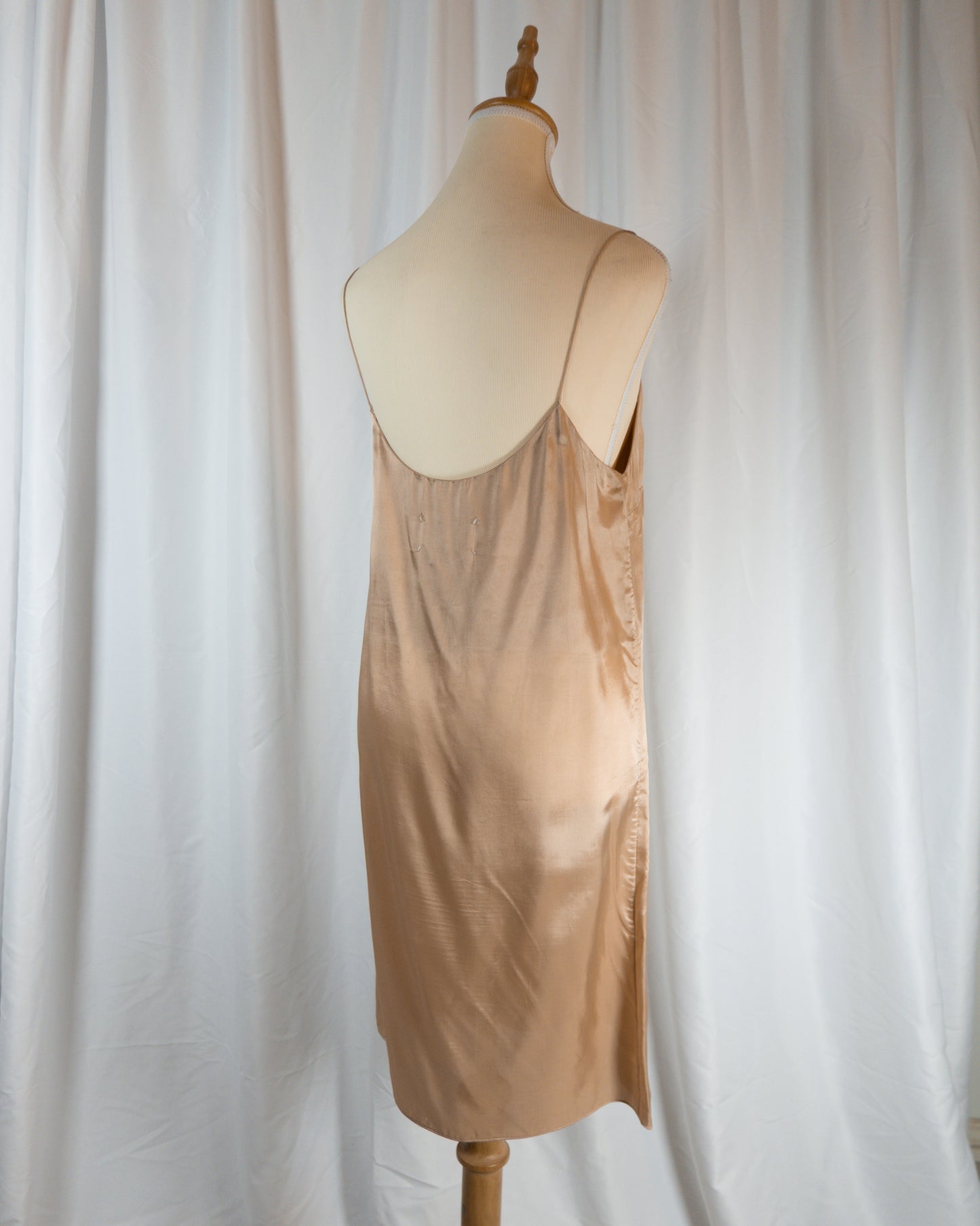 Vestido Slip Satinado - Maison Margiela - La Reversa