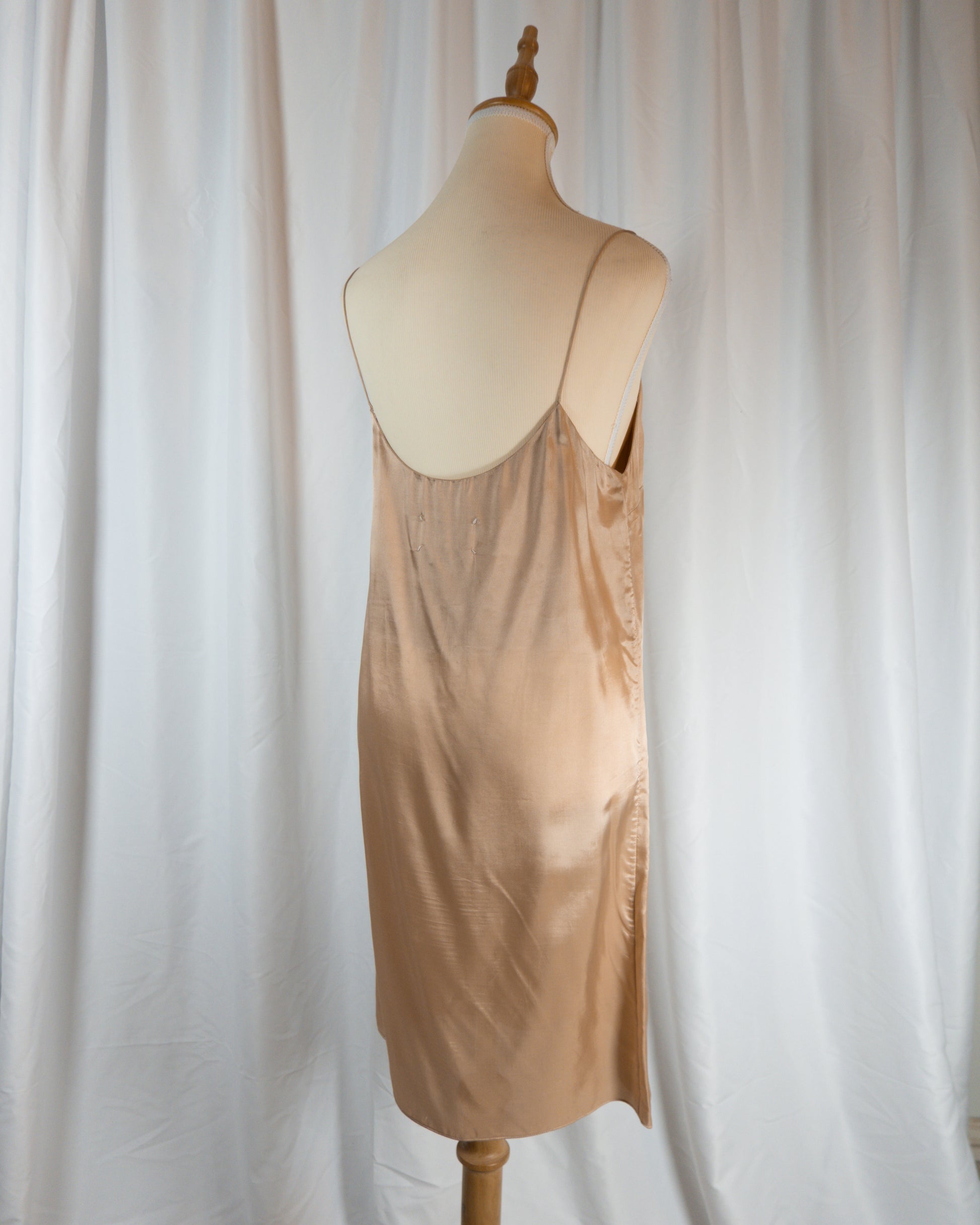 Vestido Slip Satinado - Maison Margiela - La Reversa
