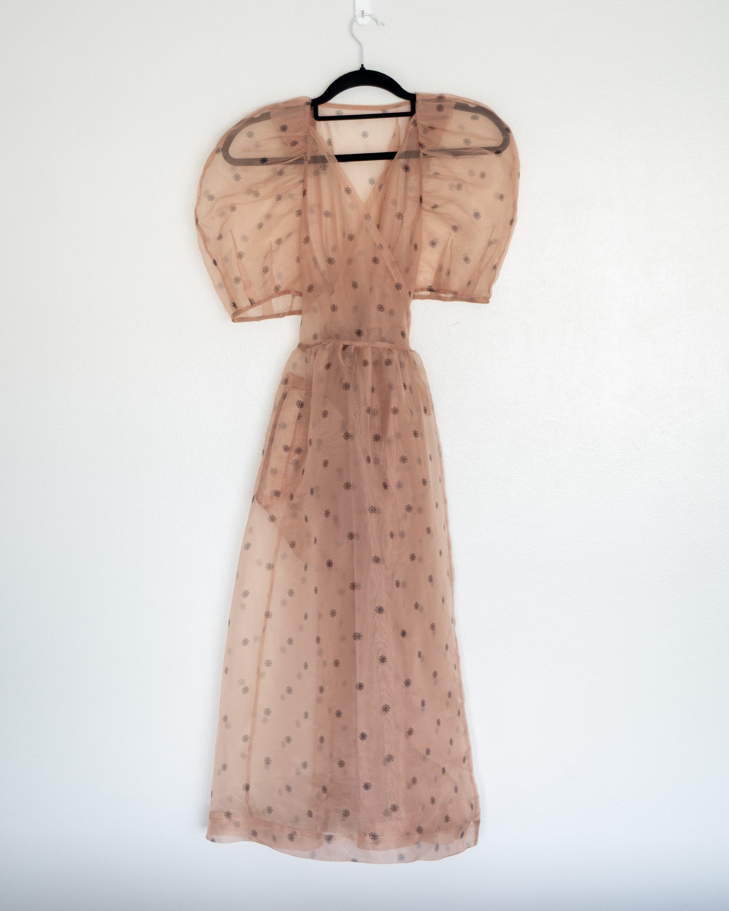 Vestido Tul Bordado - La Reversa