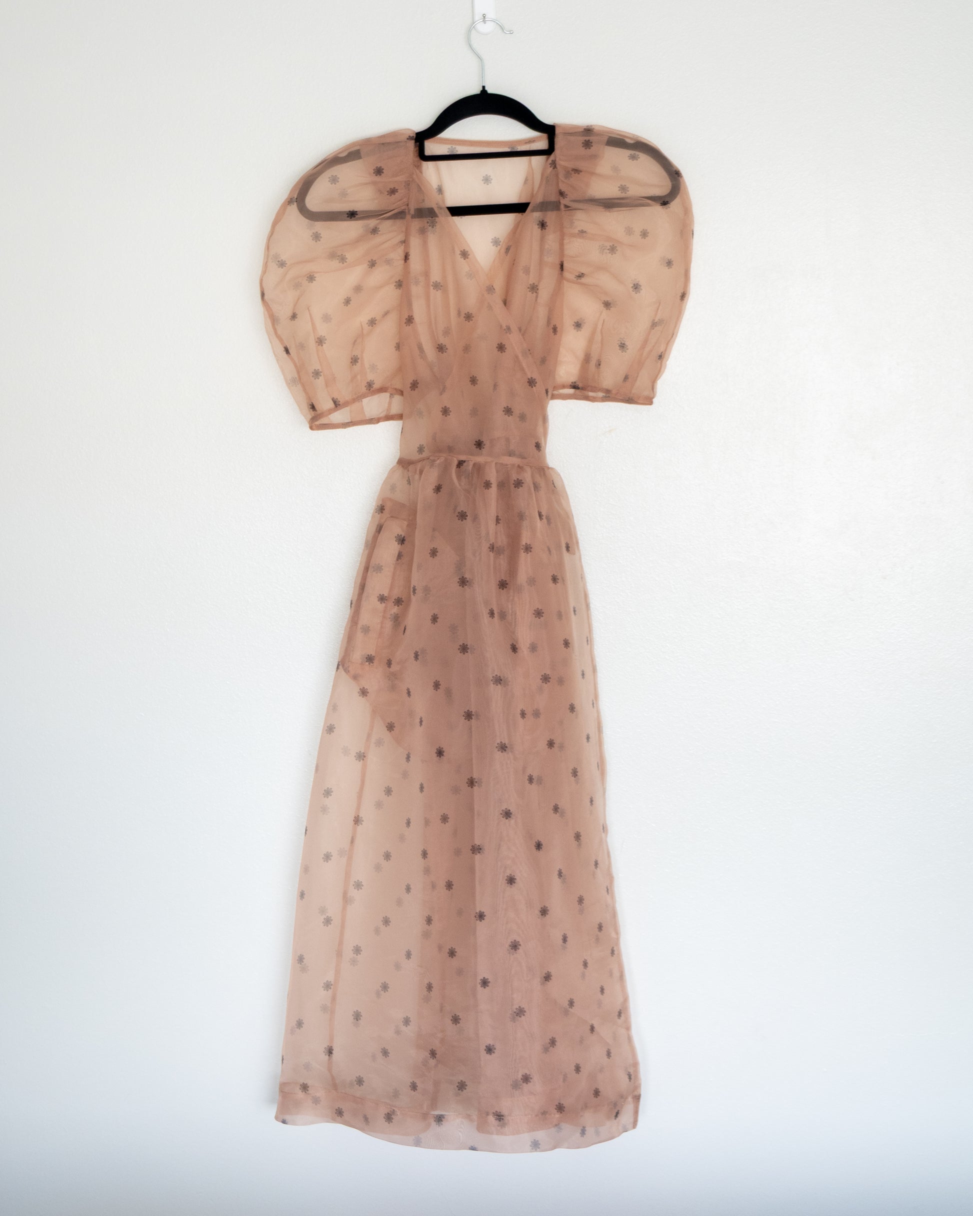 Vestido Tul Bordado - La Reversa