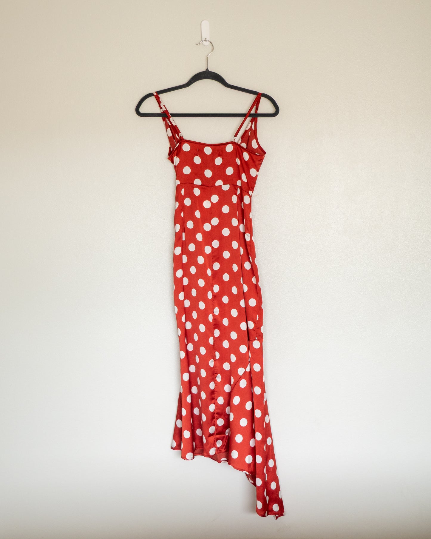 Vestido Wrap Lunares Rojo  - SaintMalē - La Reversa