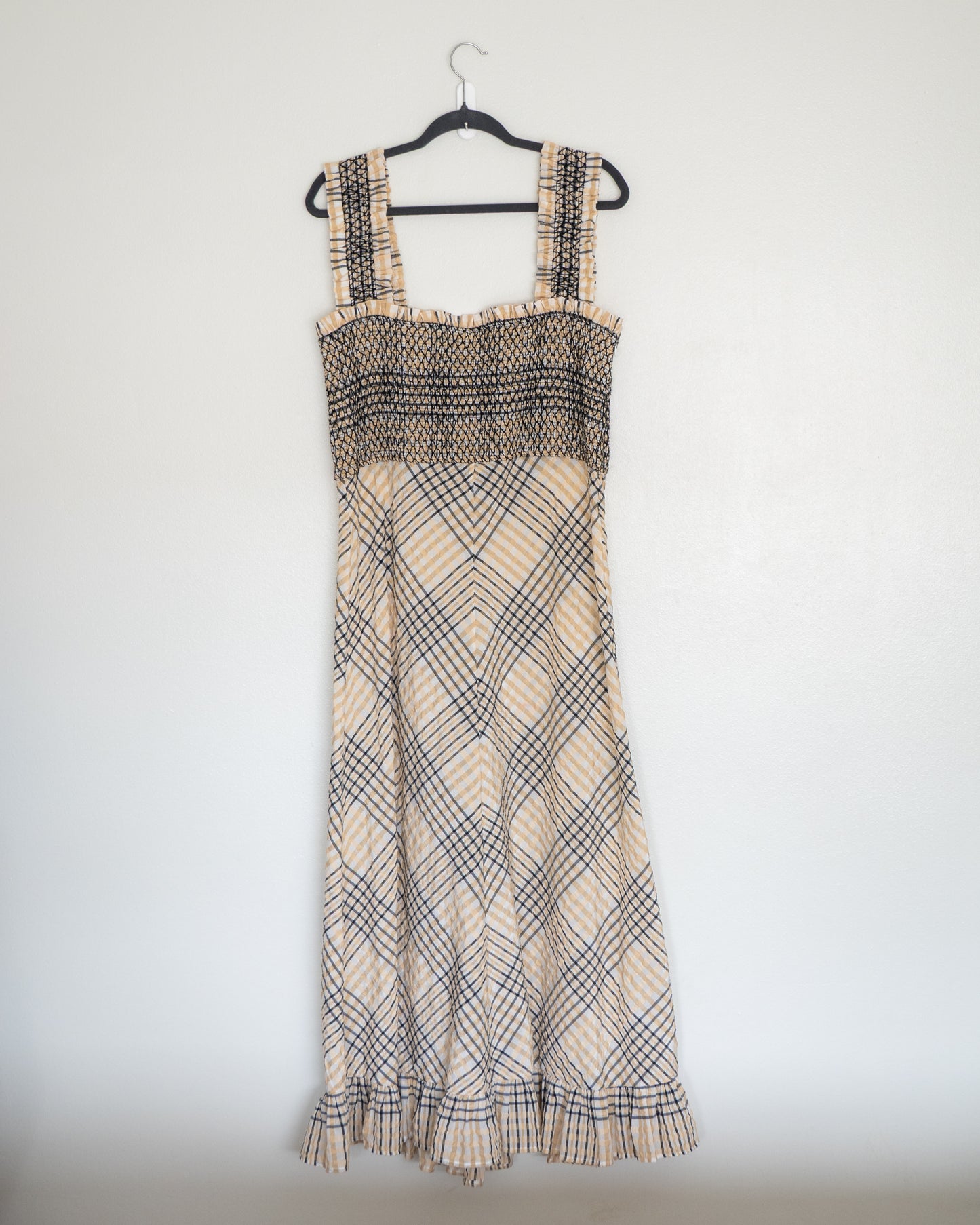 Vestido a Cuadros - Ganni - La Reversa