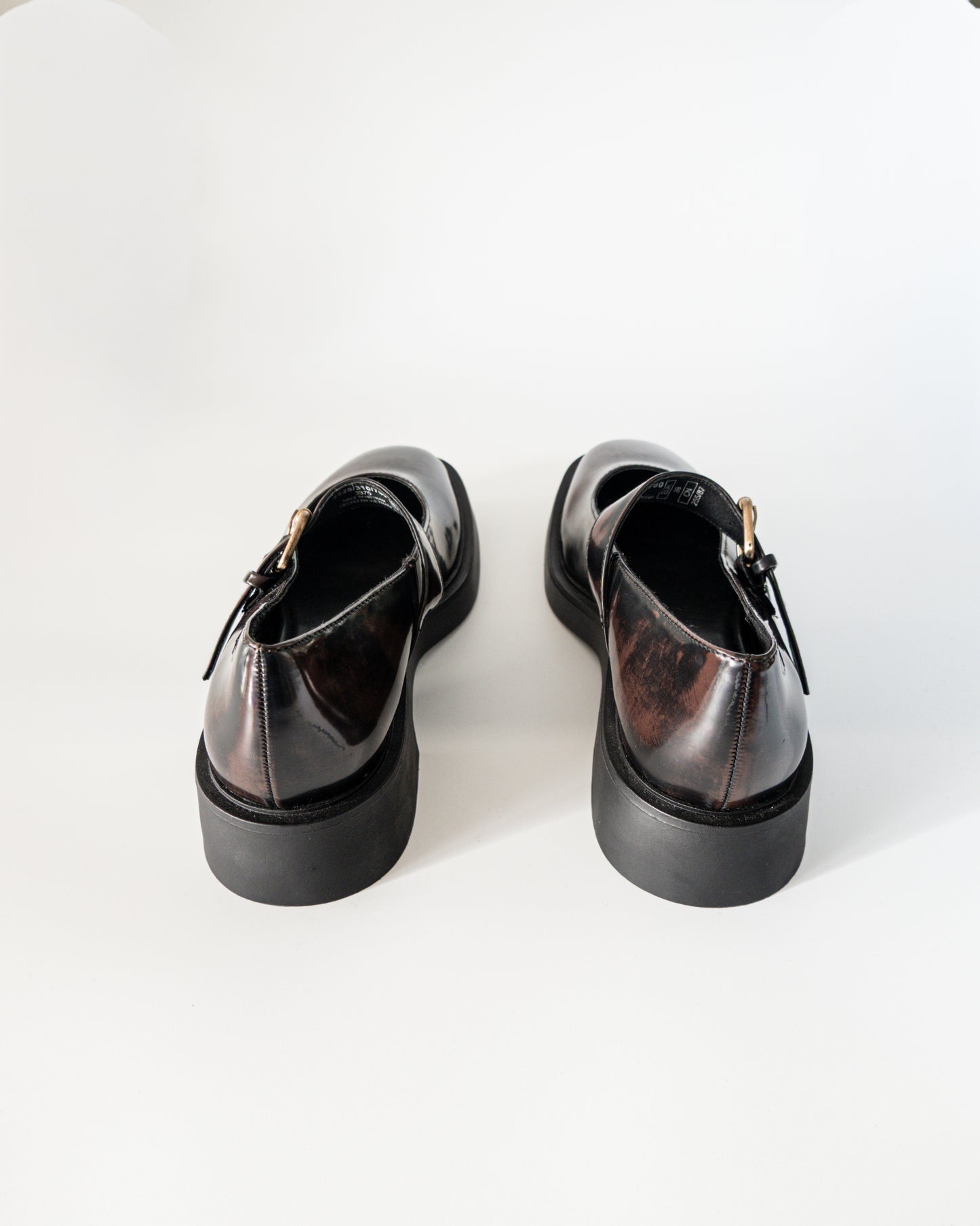 Zapatos Mary Jane Efecto Charol Degradado - Zara - La Reversa